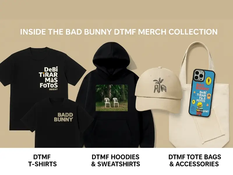 Inside the Bad Bunny DTMF Merch Collection Inside the Bad Bunny DTMF Merch Collection