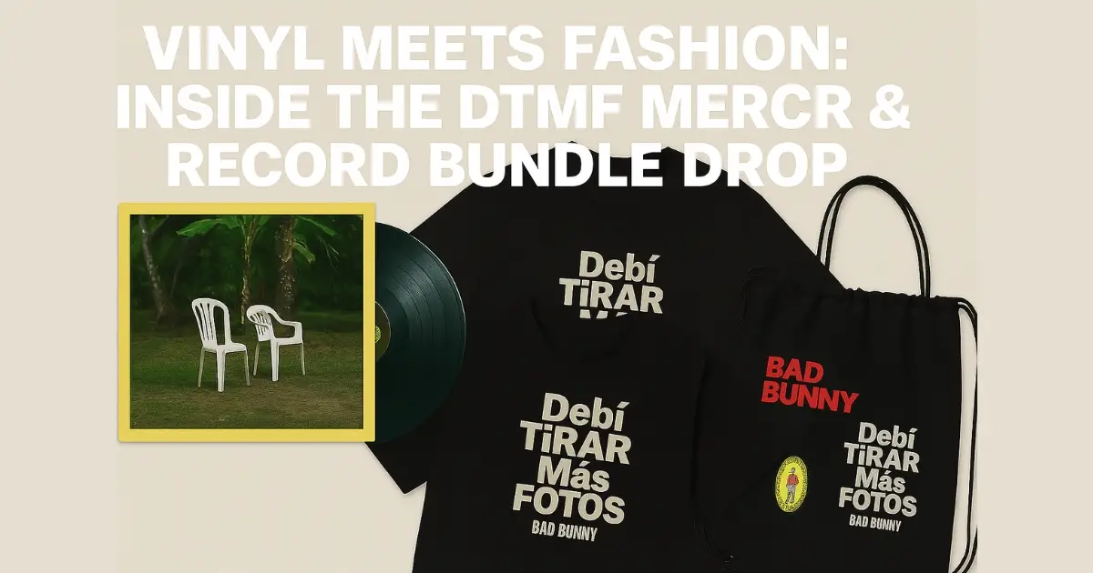 Vinyl Meets Fashion Inside the DTMF Merch Record Bundle Drop